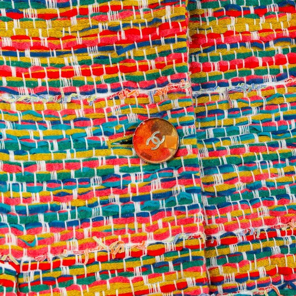 Chanel Resort 2016 Multicolour-Tweed Single-Button Blazer - Picture 8 of 12